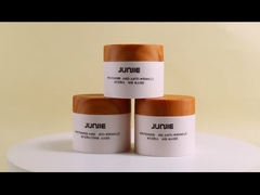 Frascos de plástico branco de luxo 250g 300g 400g 500g 700g Frascos de plástico de parede dupla