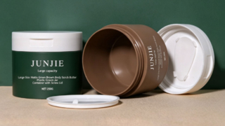 250ml 300ml tampa de rosca personalizada de luxo cosméticos cuidados com a pele máscara de cabelo facial creme esfoliante corporal plástico