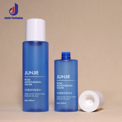 Garrafas de plástico transparente fosco 500 ml 300 ml 200 ml PET garrafas de plástico cosmético