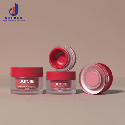 10g 30g 50g Esfregão rosa vazio Máscara facial Creme para olhos Creme para lábios congelado Bálsamo acrílico Embalagem recipiente cosmético frasco plástico com tampa